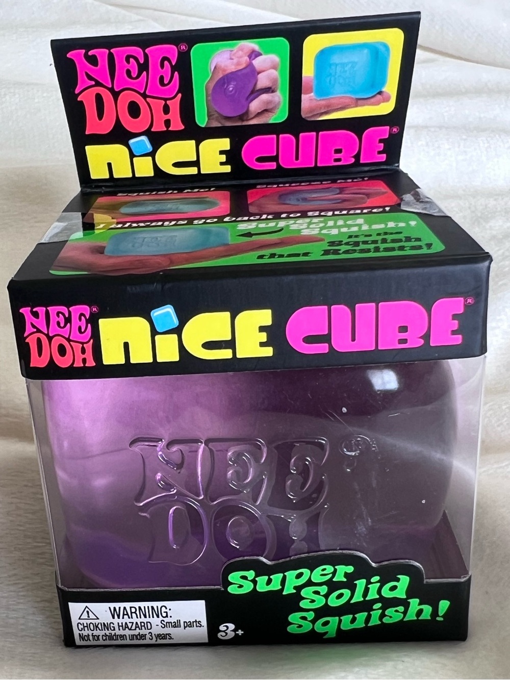 NEEDOH Nice Cube Super Solid Squish - Purple